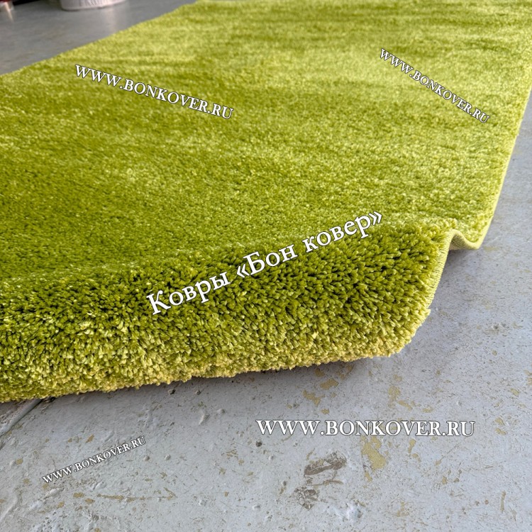 Витебский Ковер С Длинным Ворсом Зеленый