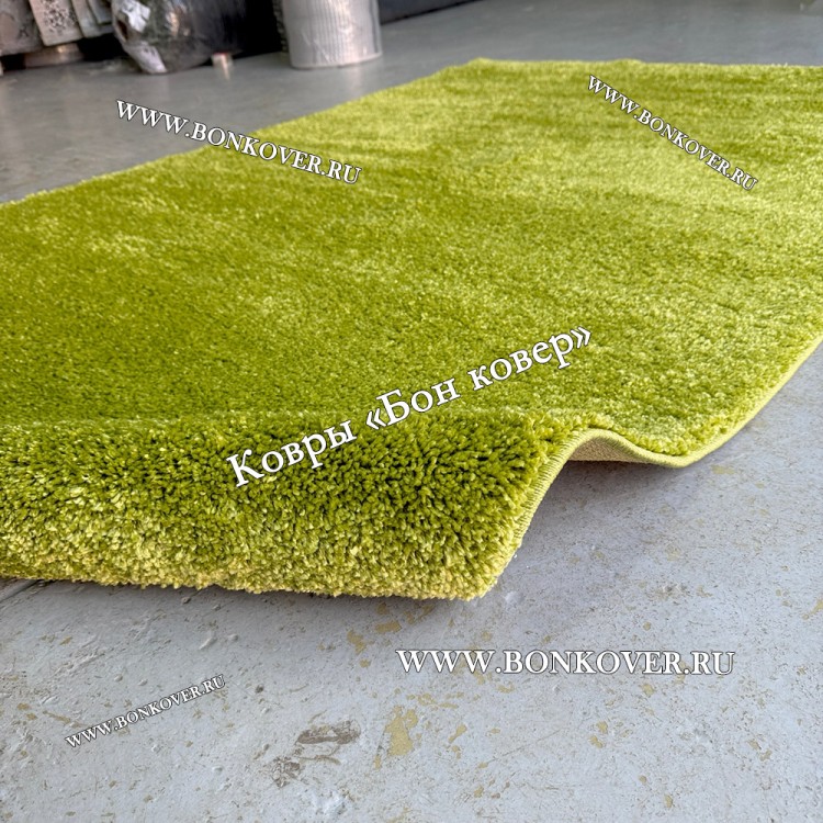 Витебский Ковер С Длинным Ворсом Зеленый