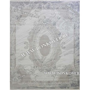 Ковер Турция Для Гостиной Дизайн 94 Серый с Бежевым