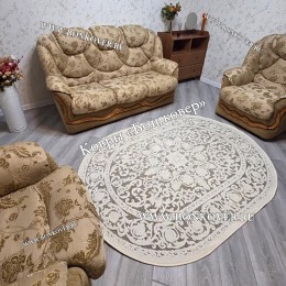 Овальный Шелковистый Ковер Для Гостиной Дизайн 22263