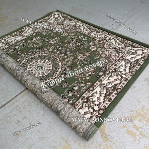 Ковер Лайт Карпет New 4 Дизайн 17 Зеленый