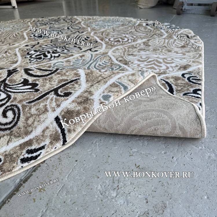 Ковер Российского Производства Дизайн 16 Бежевый Овальный