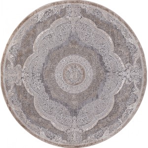 Ковер Armina 03880C GREY / BROWN Круг
